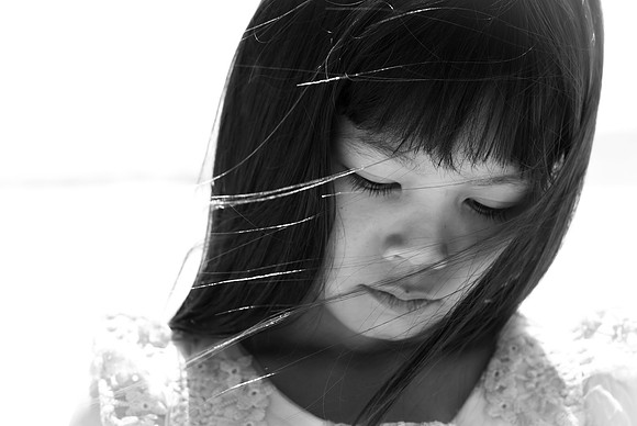 Girl portrait black and white I Oahu Photographer