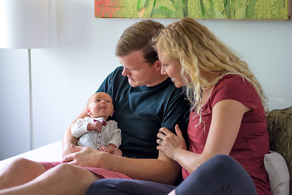 Parents with Newborn I Oahu Photographer